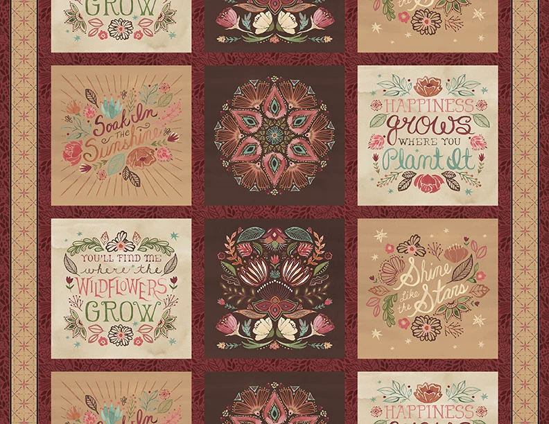 Floralscape Wall Hanging Quilt Kit