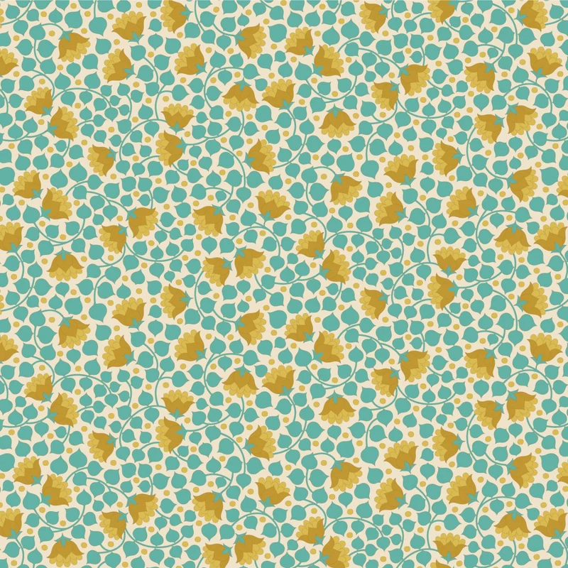 Tilda, Bellflower Blenders, Teal
