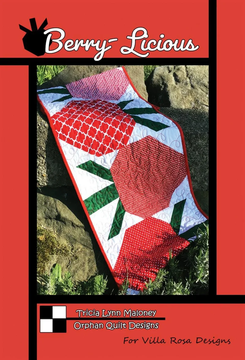 Berry-Licious Table Runner Pattern by Villa Rosa