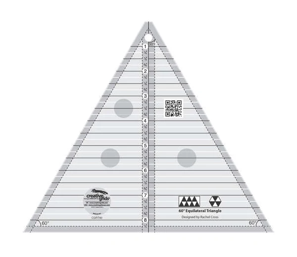 Creative Grids 60 Degree Triangle 8-1/2in