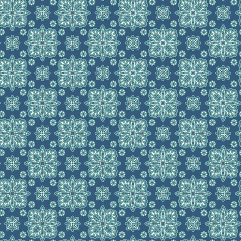 Riley Blake, Lori Holt, Americana, Parade, Dk Denim