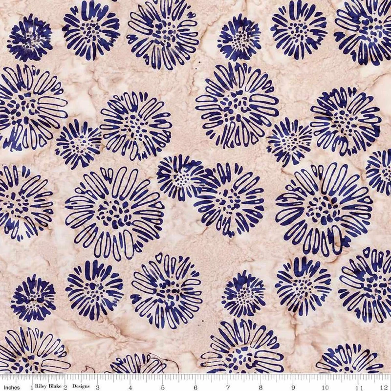 Riley Blake, Let Freedom Reign Batik, Coffee Cream