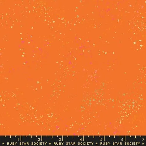 Moda, Ruby Star Society, Metallic Speckled Blender, Burnt Orange