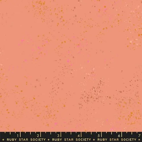 Moda, Ruby Star Society, Metallic Speckled Blender, Melon