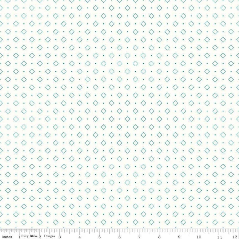 Bee Backgrounds, Diamond, Turquoise
