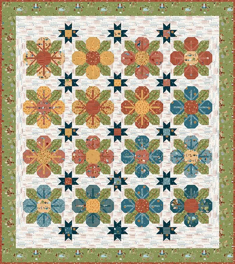 Riley Blake, Bloom Where You Are Planted Quilt Pattern