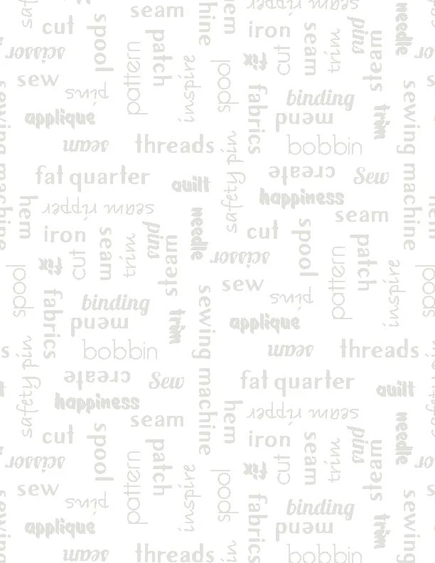 Wilmington Essentials WOW, Sew Happy, Sewing Words