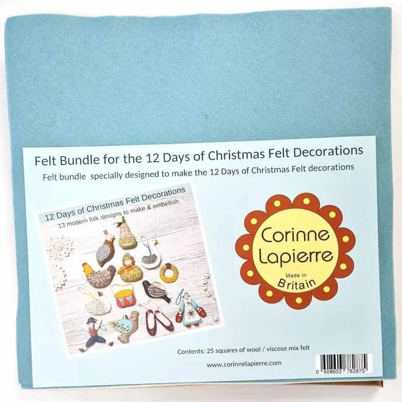 Corinne Lapierre,12 Day of Christmas Felt Bundle