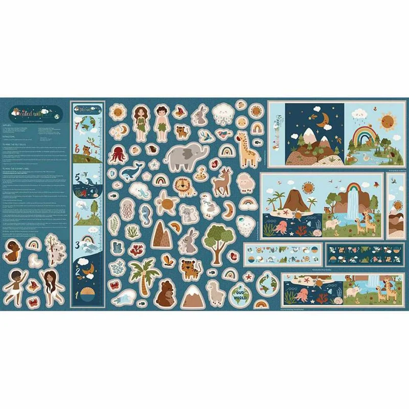 Created With Love Felt Panel, 36" X 96"