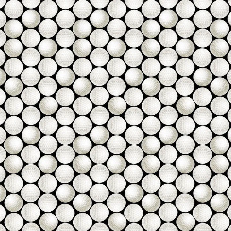 Timeless Treasures, Sports, Golf Balls, Black