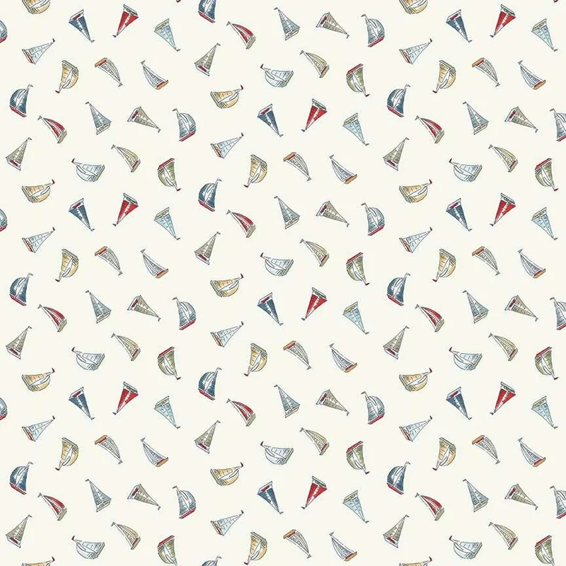 Andover/Makower, High Tide, Sailaway, Cream