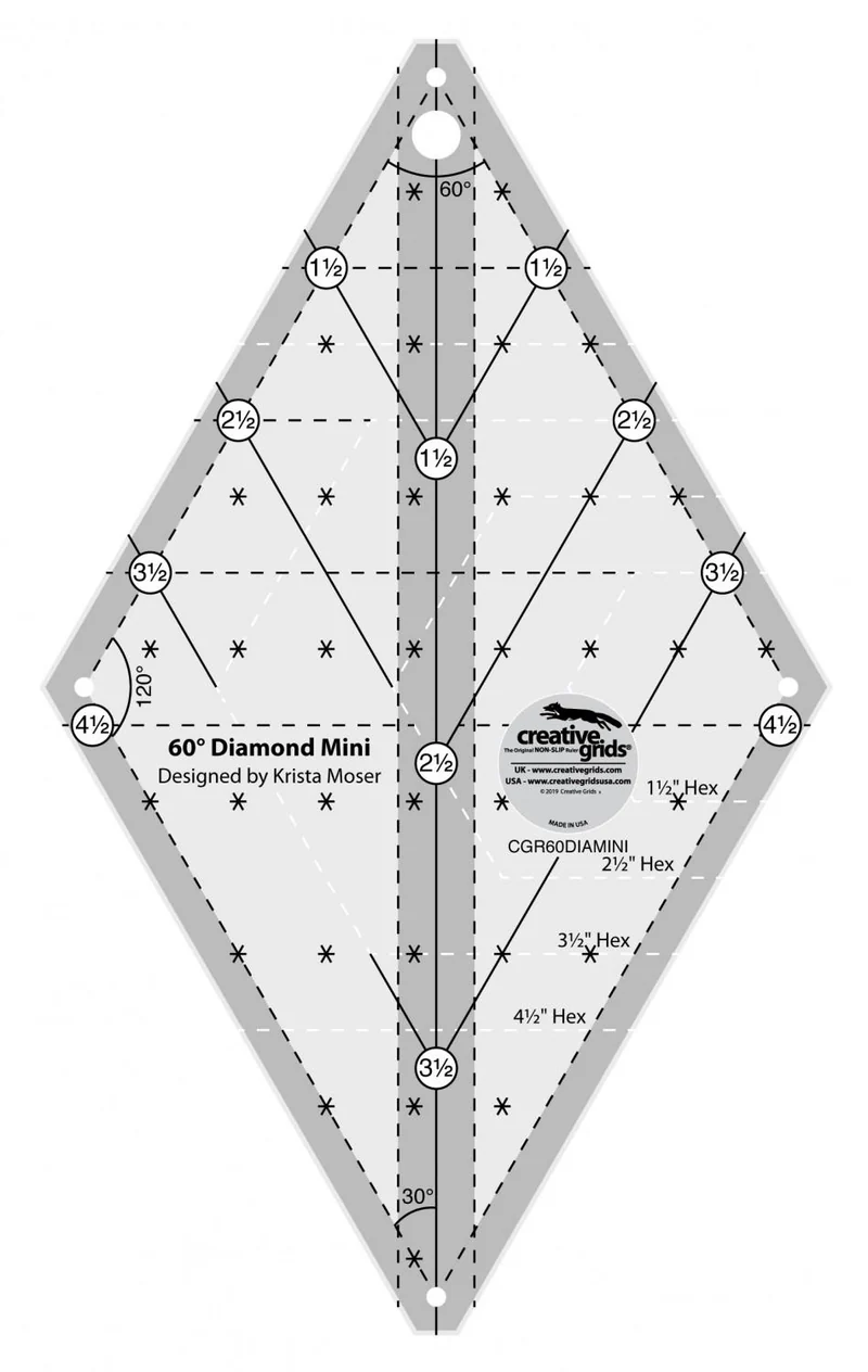 60 Degree Mini Ruler