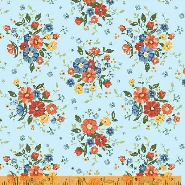 Forget Me Not, Gathered Bunches, Soft Blue