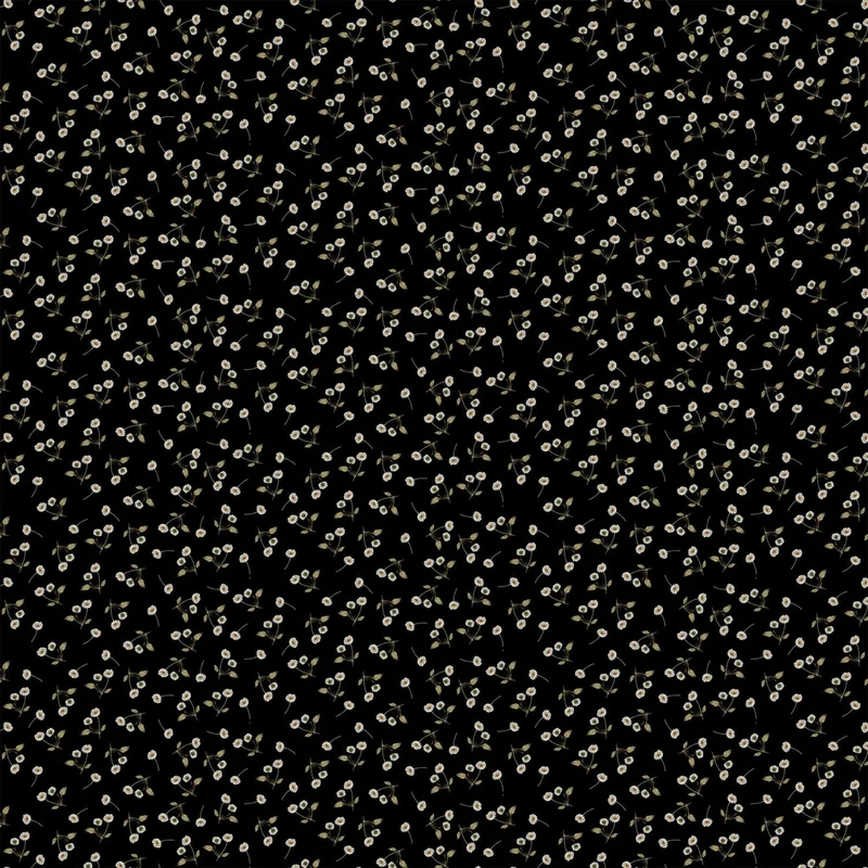 Countryside Comforts, Rayon, Black