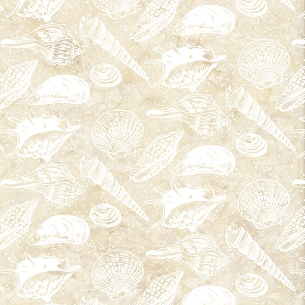 Hoffman Batik, Alaska, Shells, Papyrus