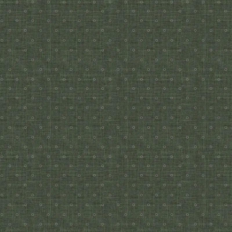 FIGO Fabrics, Stash Blenders, Stitches, Olive