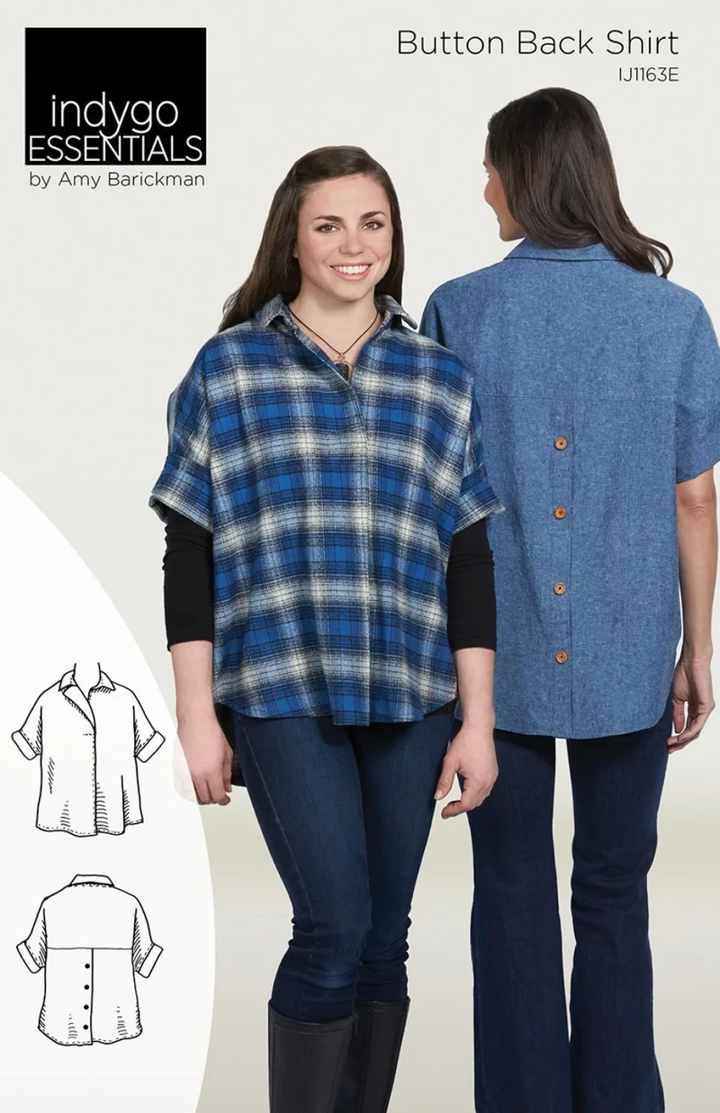 Button Back Shirt Pattern