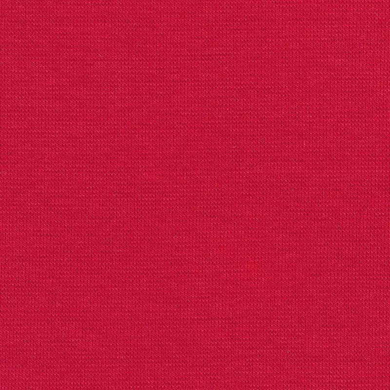 Avalon 1X1 Rib Knit, Red