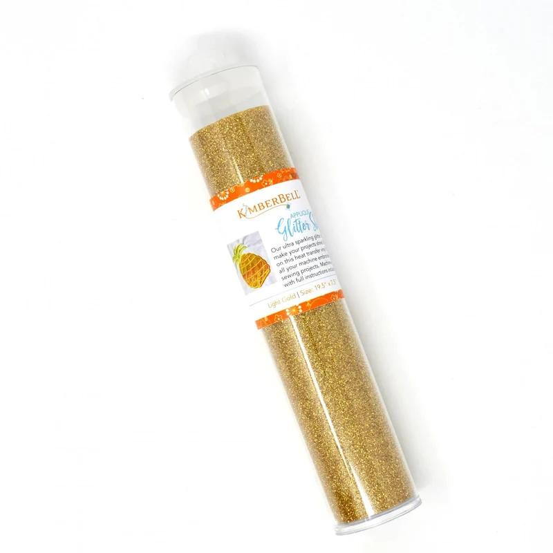 Applique Glitter Lt Gold