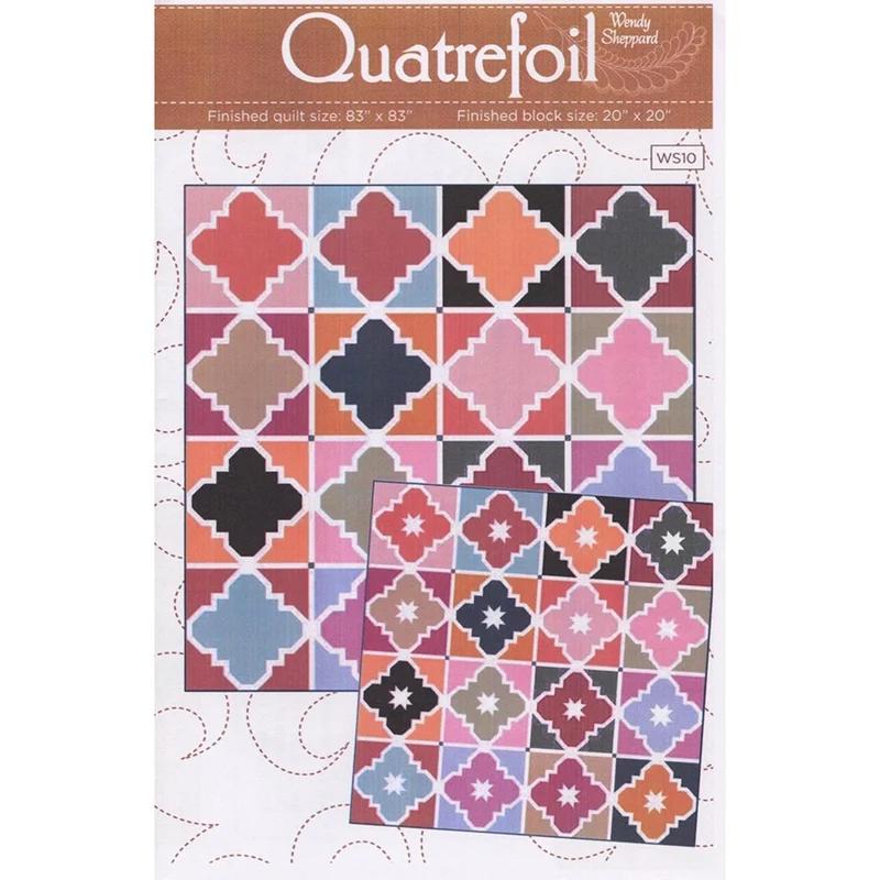 Quatrefoil Quilt Pattern by Wendy Sheppard