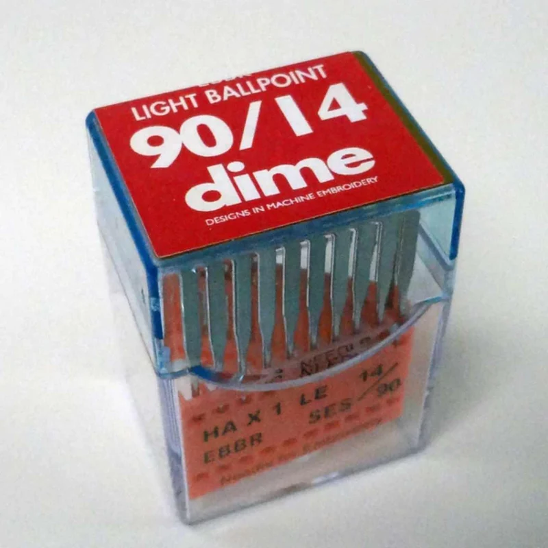 Triumph Flat Shank Needles, #90/14, 100 pk, Light Ball Point