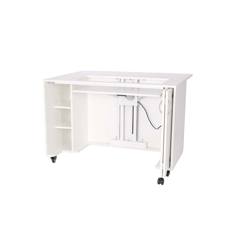 Mod Electric Lift Sewing Cabinet-Largest Machines, - Please call us to order 813.588.3478