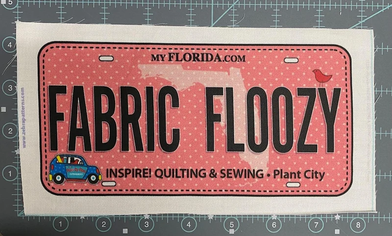 RXR Fabric Plate 2023, Standard Size